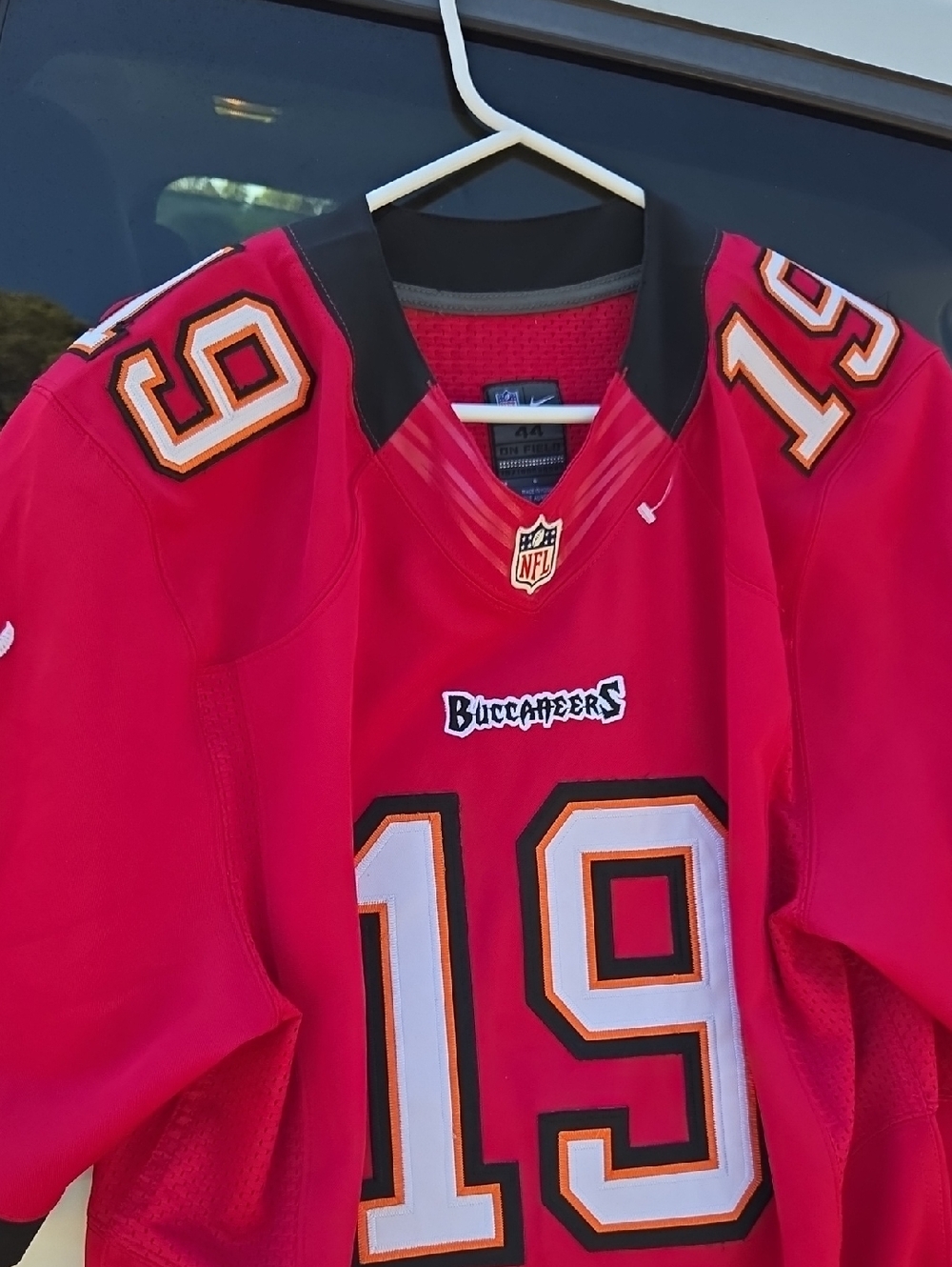 AUTHENTIC NFL Buccaneers #19 Red Football Jersey by Nike
